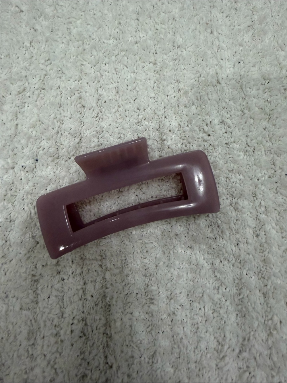 Ulta Beauty Mauve Rectangular Hair Clip